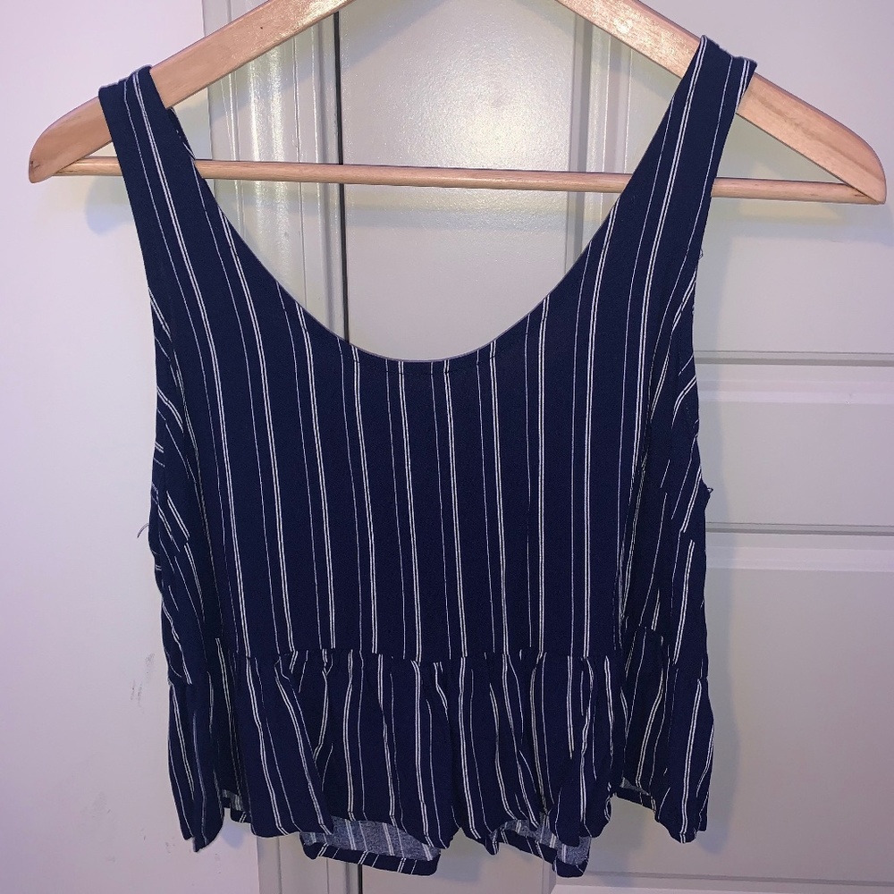 LA Hearts Cute Summer Cropped Shirt